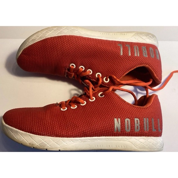 Womens NO BULL Cross Fit‎ Trainers Shoes Sz 9 Red Orange - Picture 5 of 14